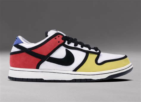 fake nike sb piet mondrian|nike dunks false spotting.